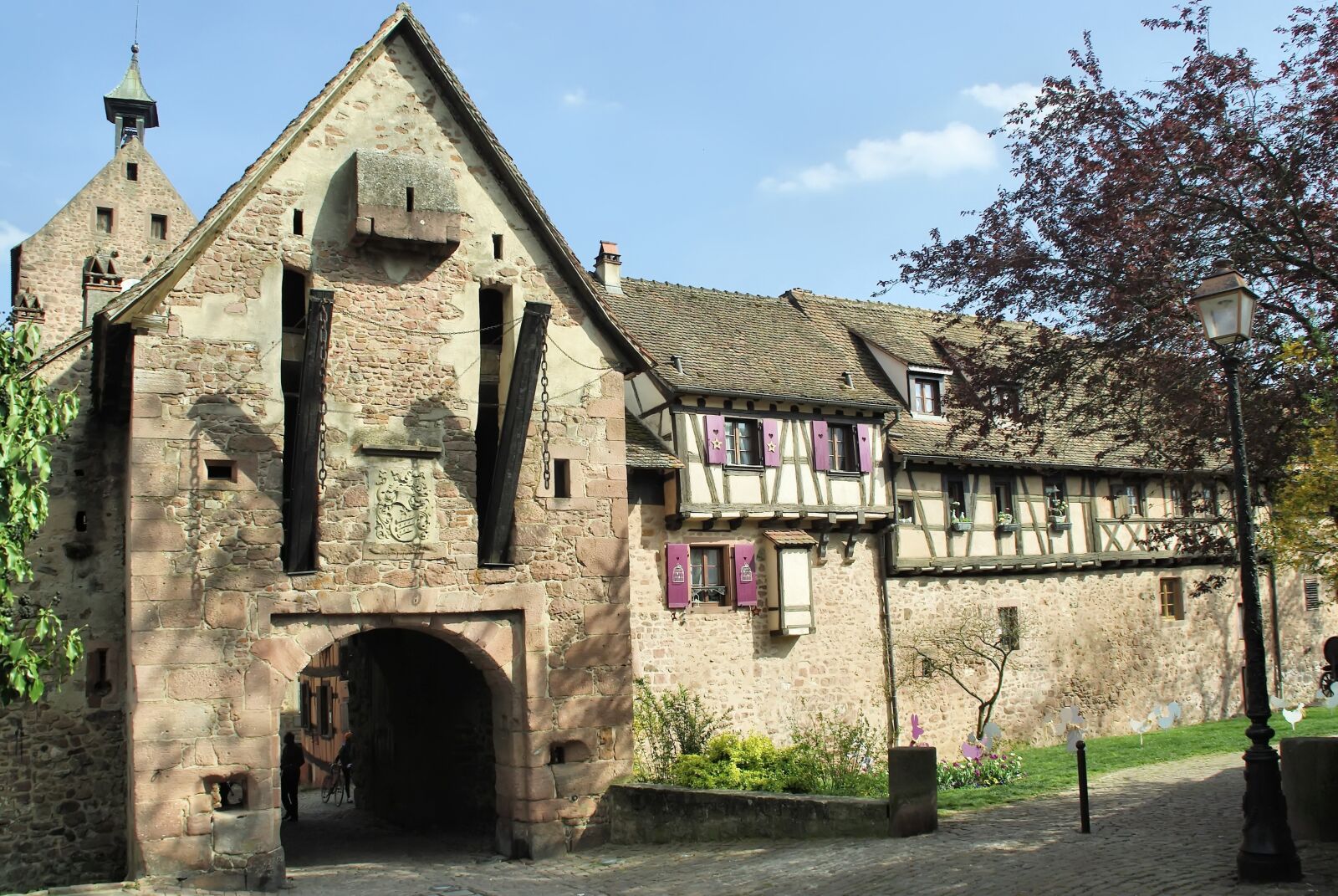 Pentax K200D sample photo. Alsace, riquewihr, watchtower photography