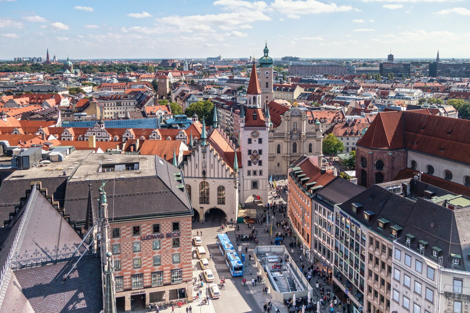 Sony Cyber-shot DSC-RX100 II sample photo. Munich, marienplatz, town hall photography