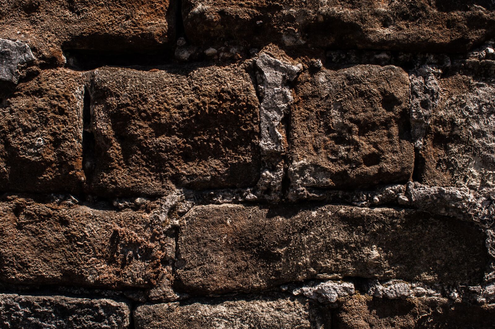 Nikon D90 sample photo. Brick wall, cement, red photography