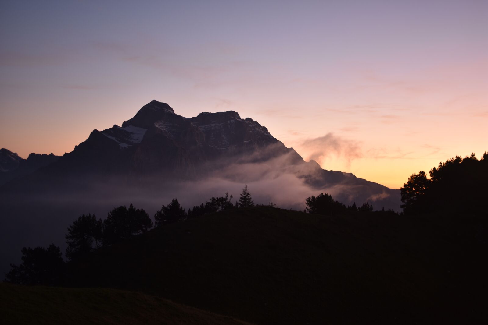 Nikon D3400 sample photo. Sunset, mountain, nature photography