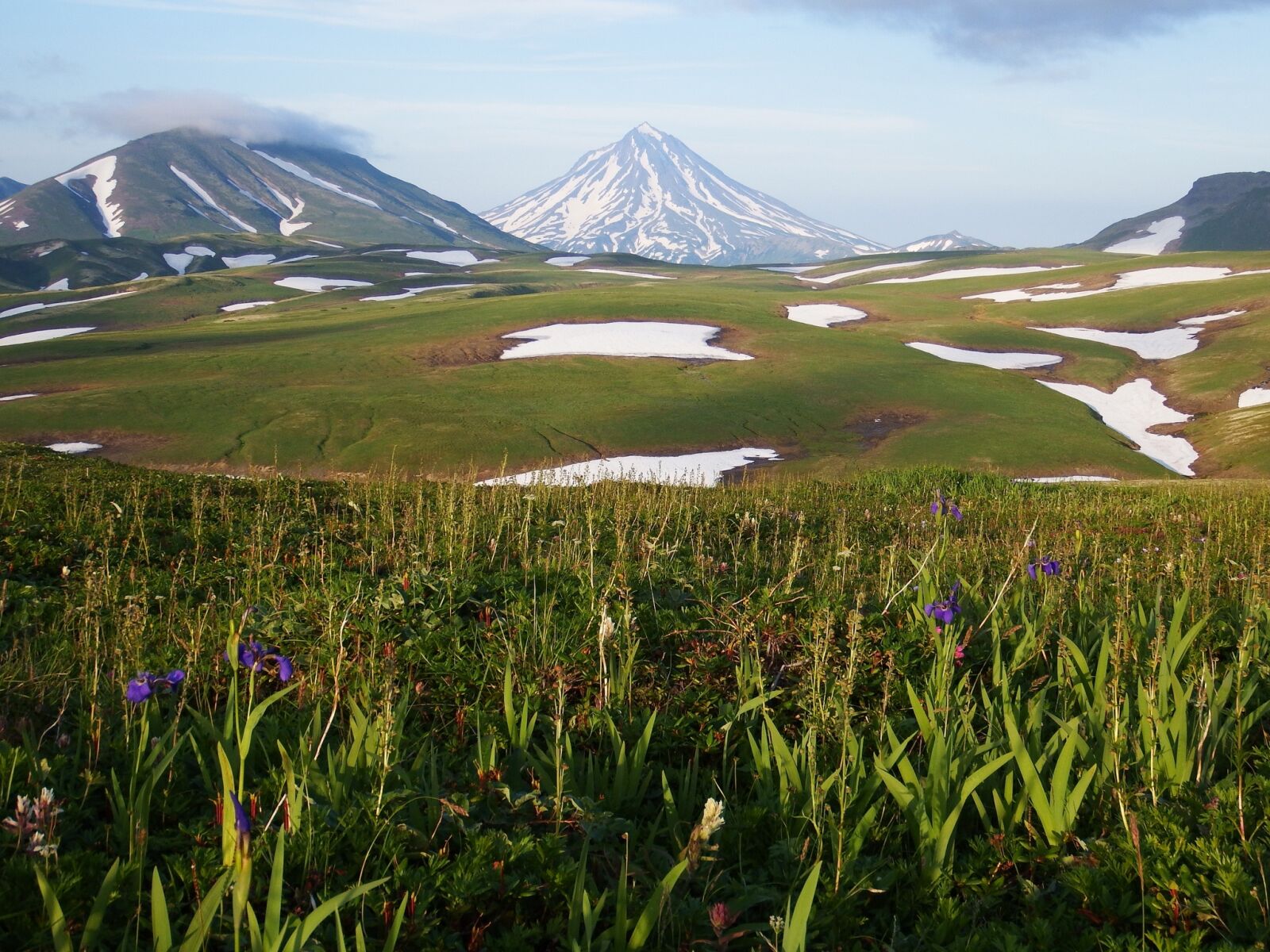 Fujifilm FinePix S1 sample photo. Kamchatka, mountain plateau, tundra photography