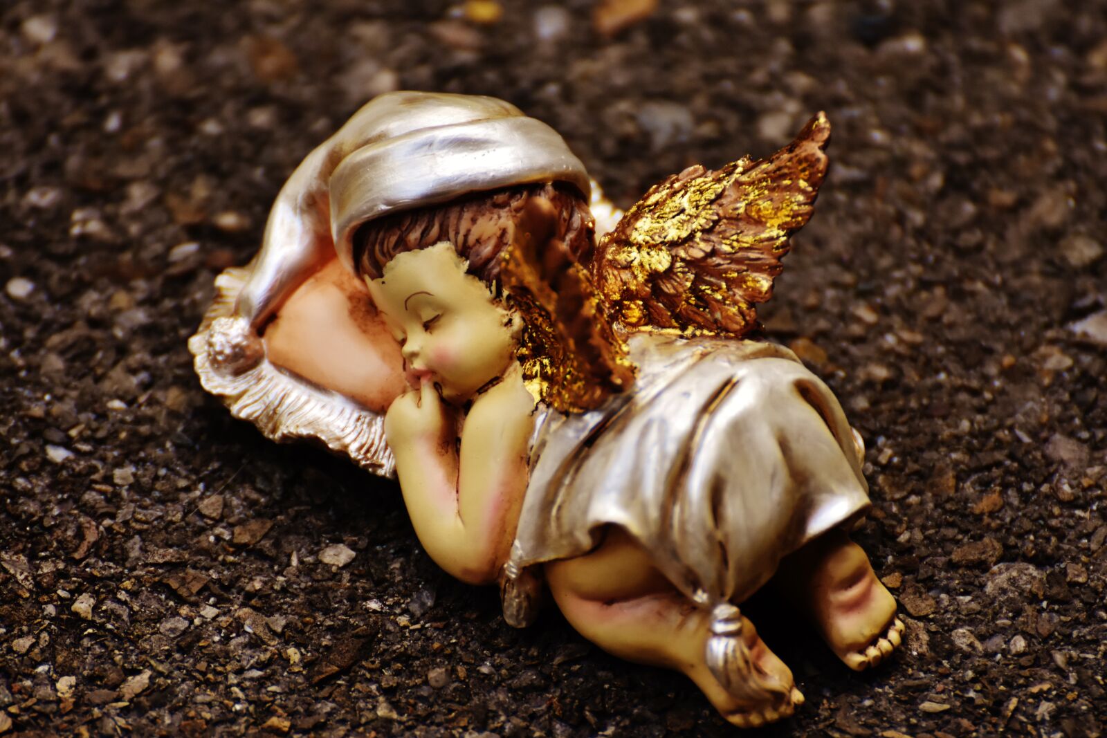 Nikon D7200 sample photo. Schutzengelchen, angel, figure photography