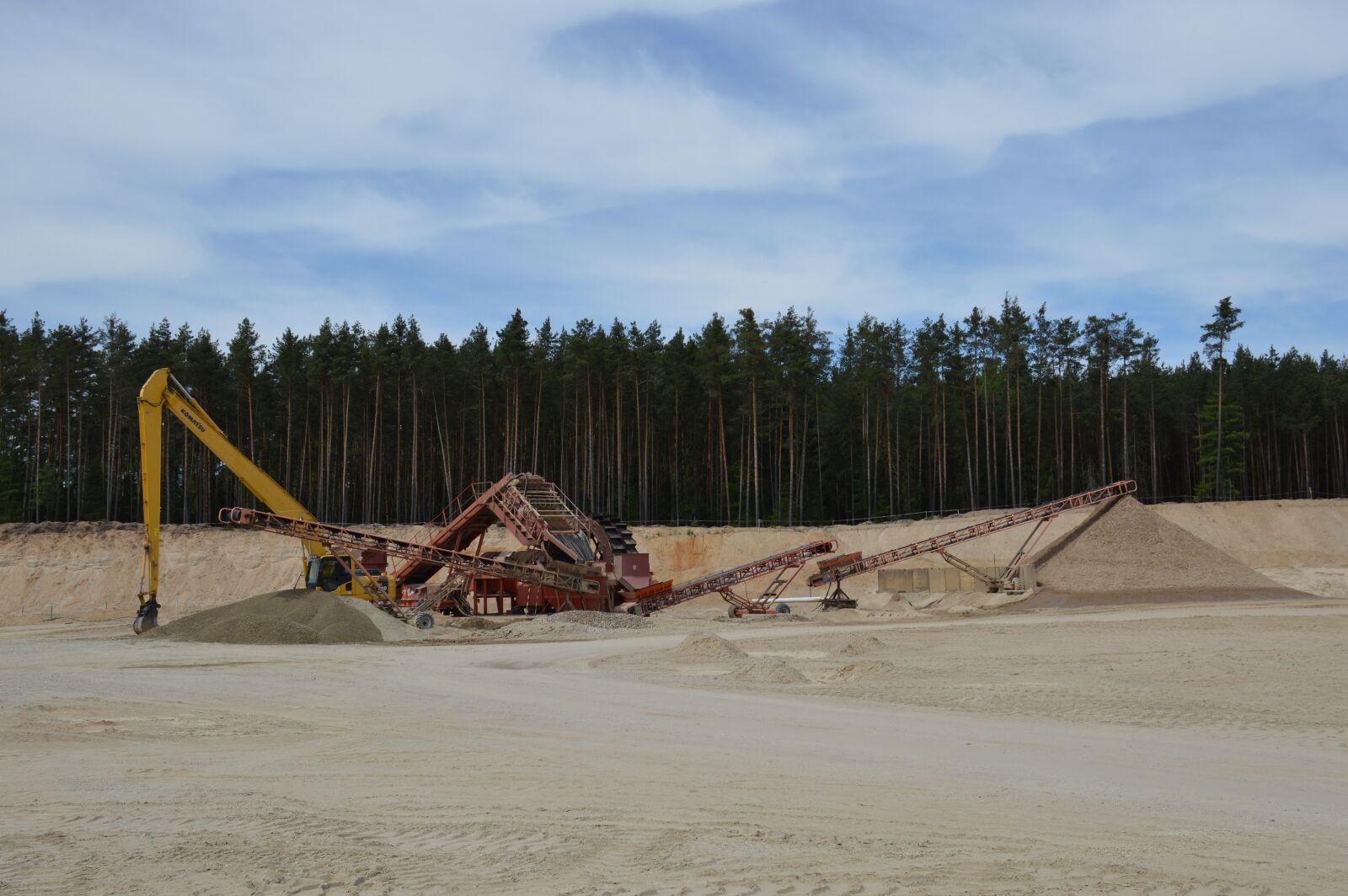 Nikon D3200 sample photo. Sand, quarry, pískovna photography