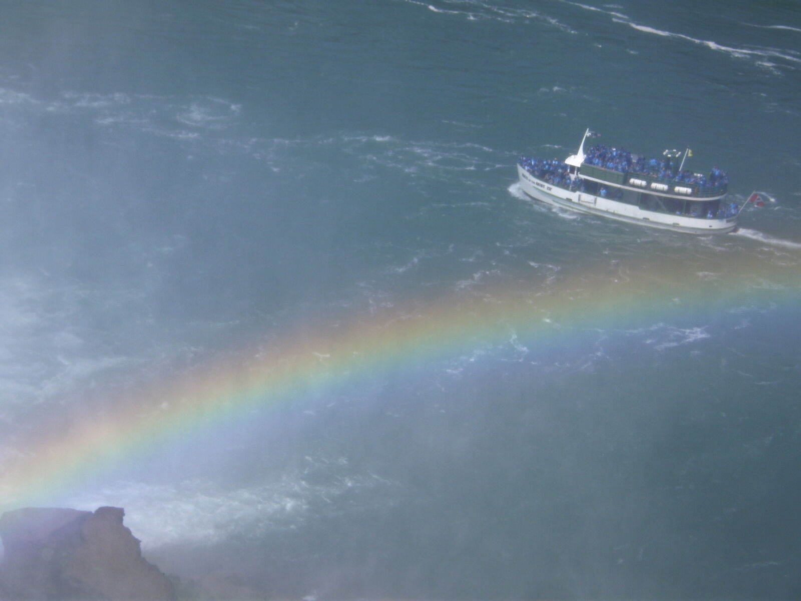 CAMERA 8MP-9HX sample photo. Boat, rainbow, water photography
