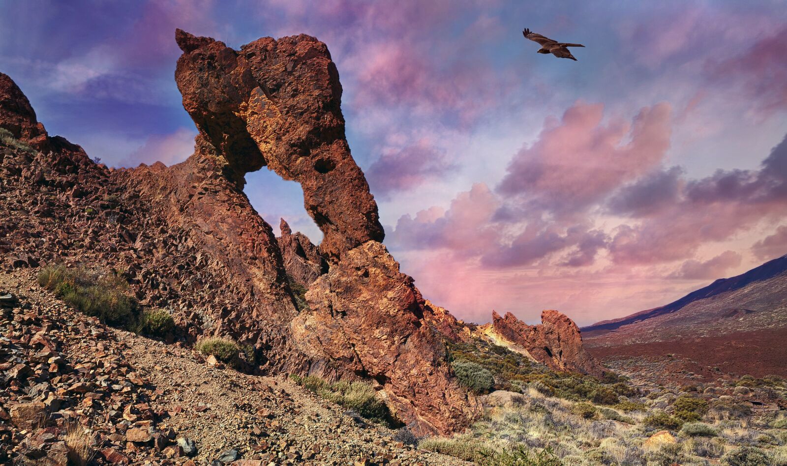 Canon EOS 5D Mark III sample photo. Rock, tenerife, volcano photography