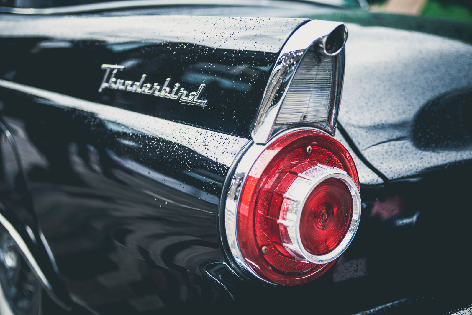 Canon EF 28-70mm f/2.8L USM sample photo. Black, thunderbird, car photography