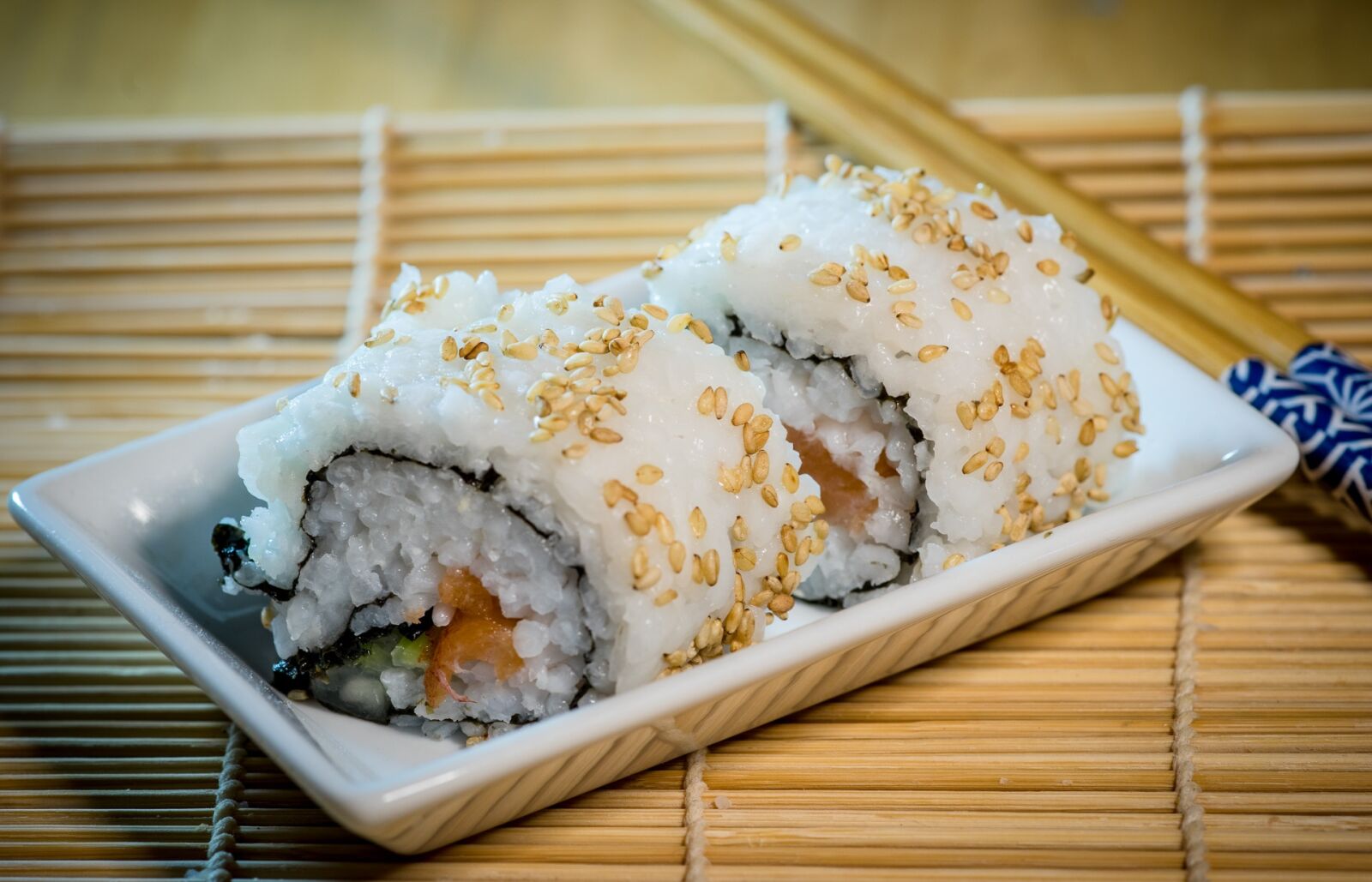 Sony a7 + Minolta AF 100mm F2.8 Macro [New] sample photo. Rice, food, sushi photography
