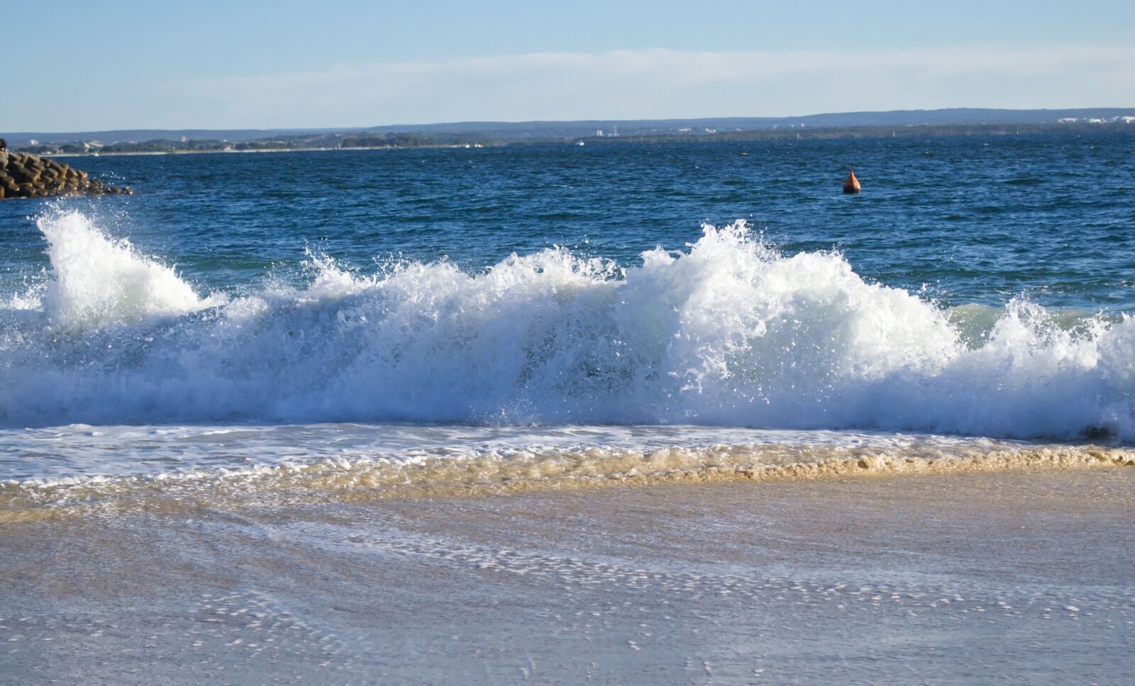 Nikon D3100 sample photo. Beach, waves, sand photography