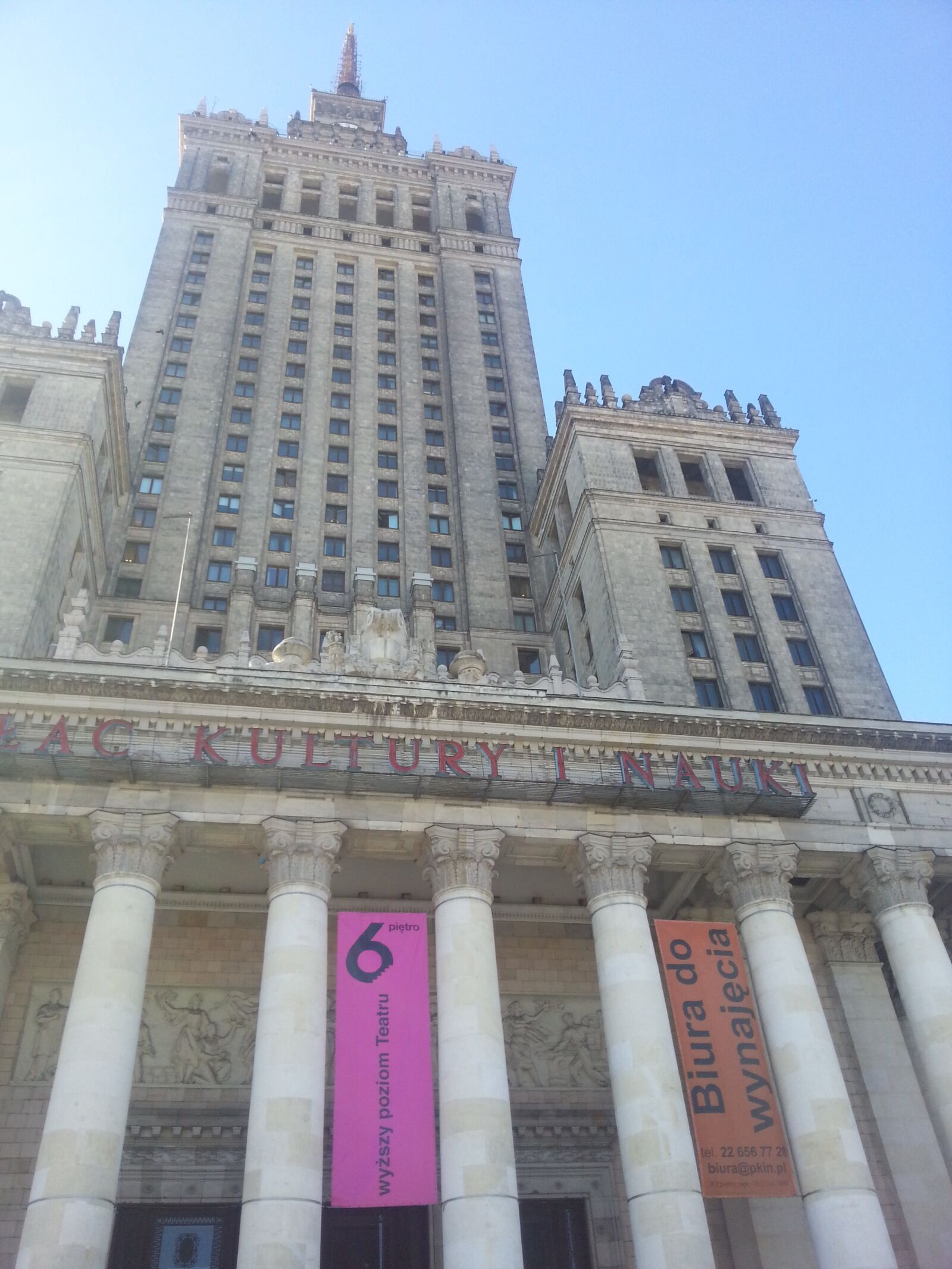 Samsung Galaxy Note2 sample photo. Palace, warsaw, poland photography