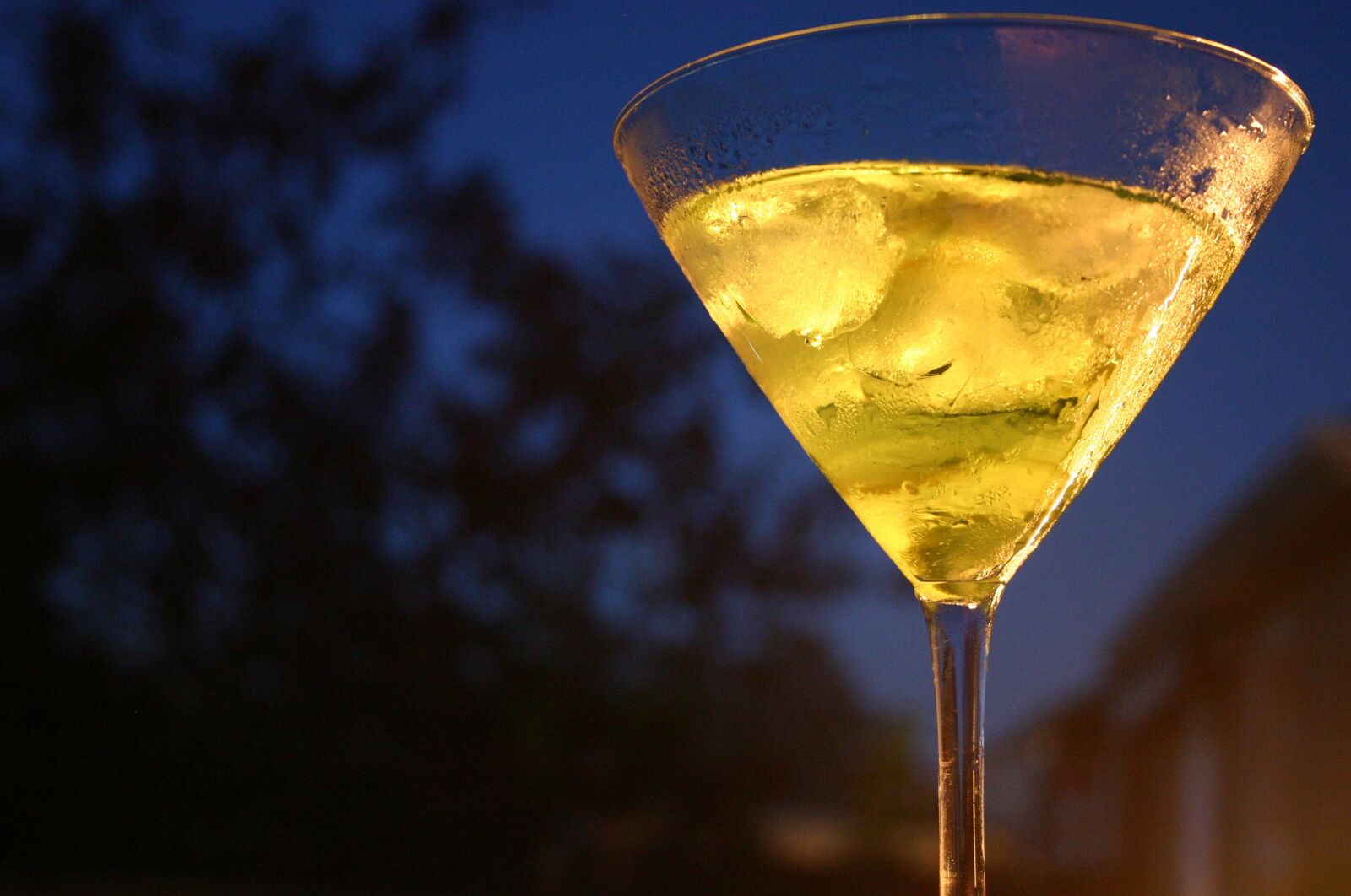 Canon EOS 300D (EOS Digital Rebel / EOS Kiss Digital) sample photo. Green apple martini, martini photography