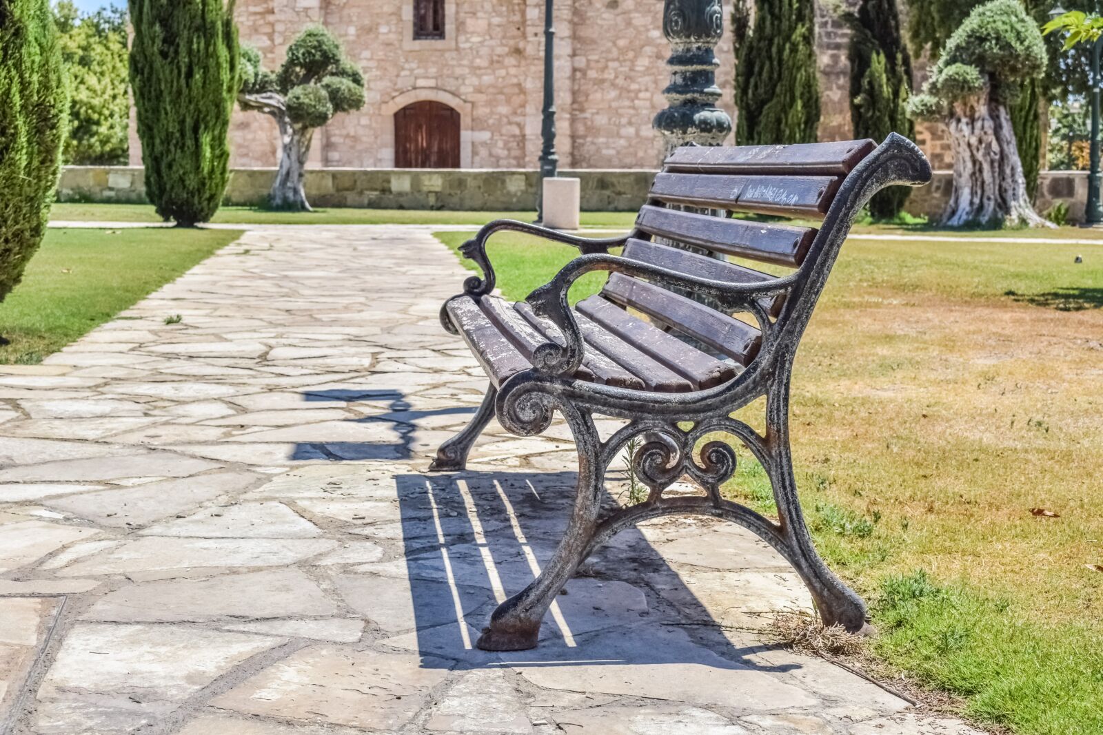Nikon D3300 sample photo. Bench, rusty, old photography