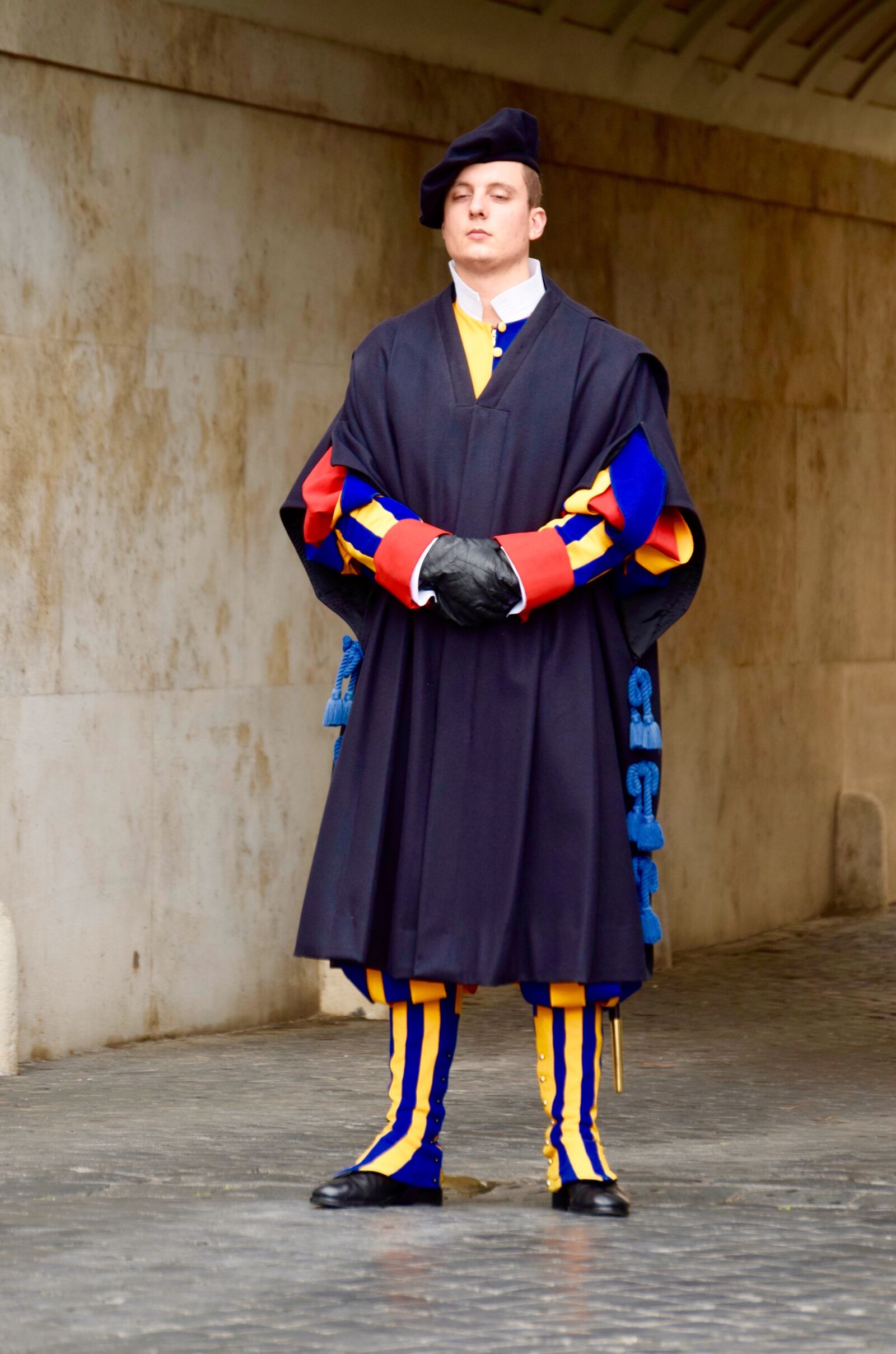 Nikon D3300 sample photo. Swiss guard, vatican, soldier photography