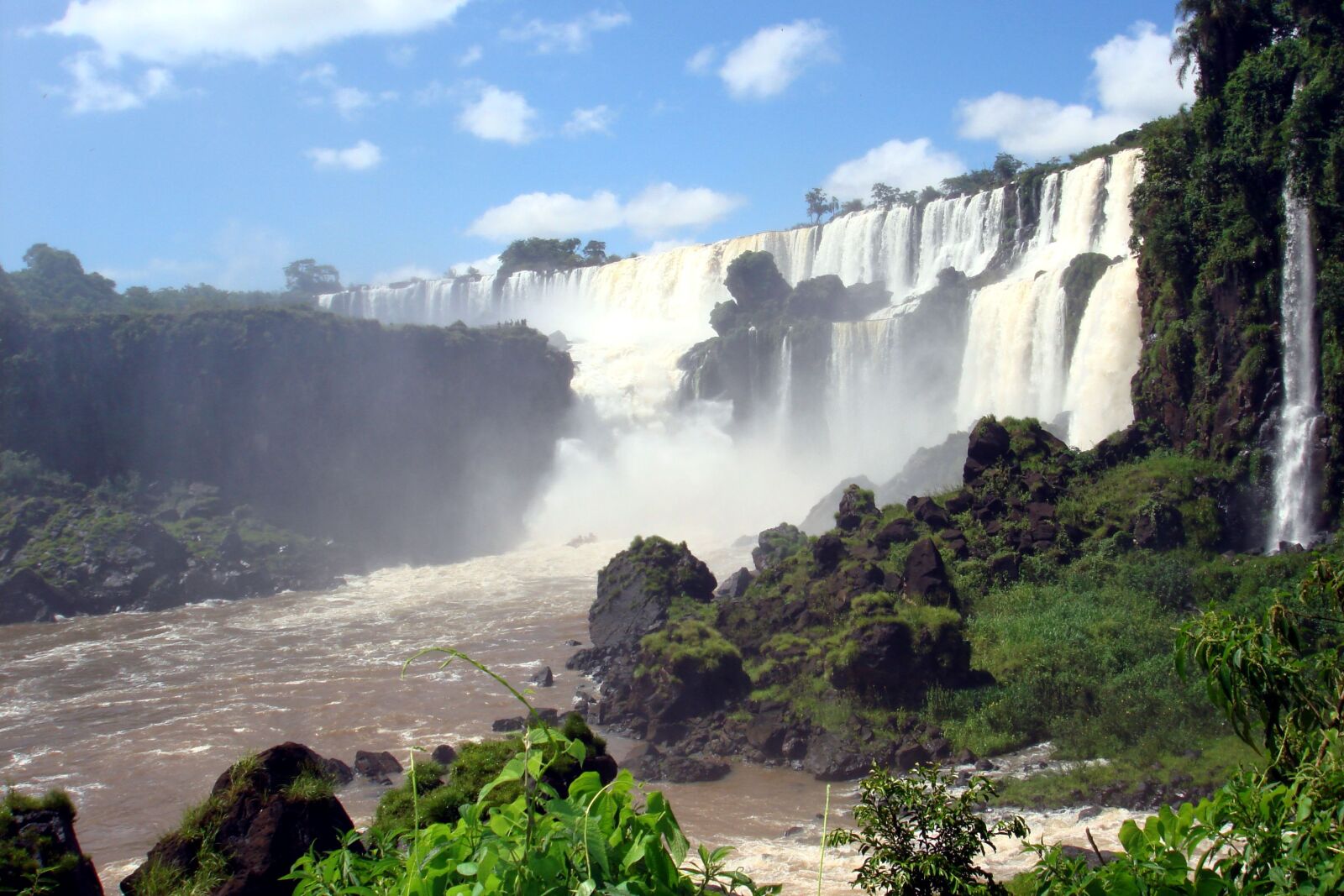 Sony DSC-W100 sample photo. Iguassu, brazil, waterfall photography