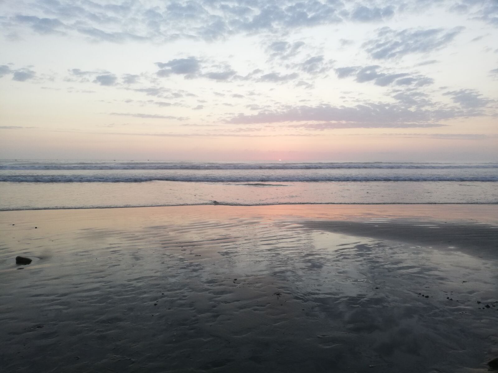 HUAWEI P20 lite sample photo. Sunset, peru, sea photography