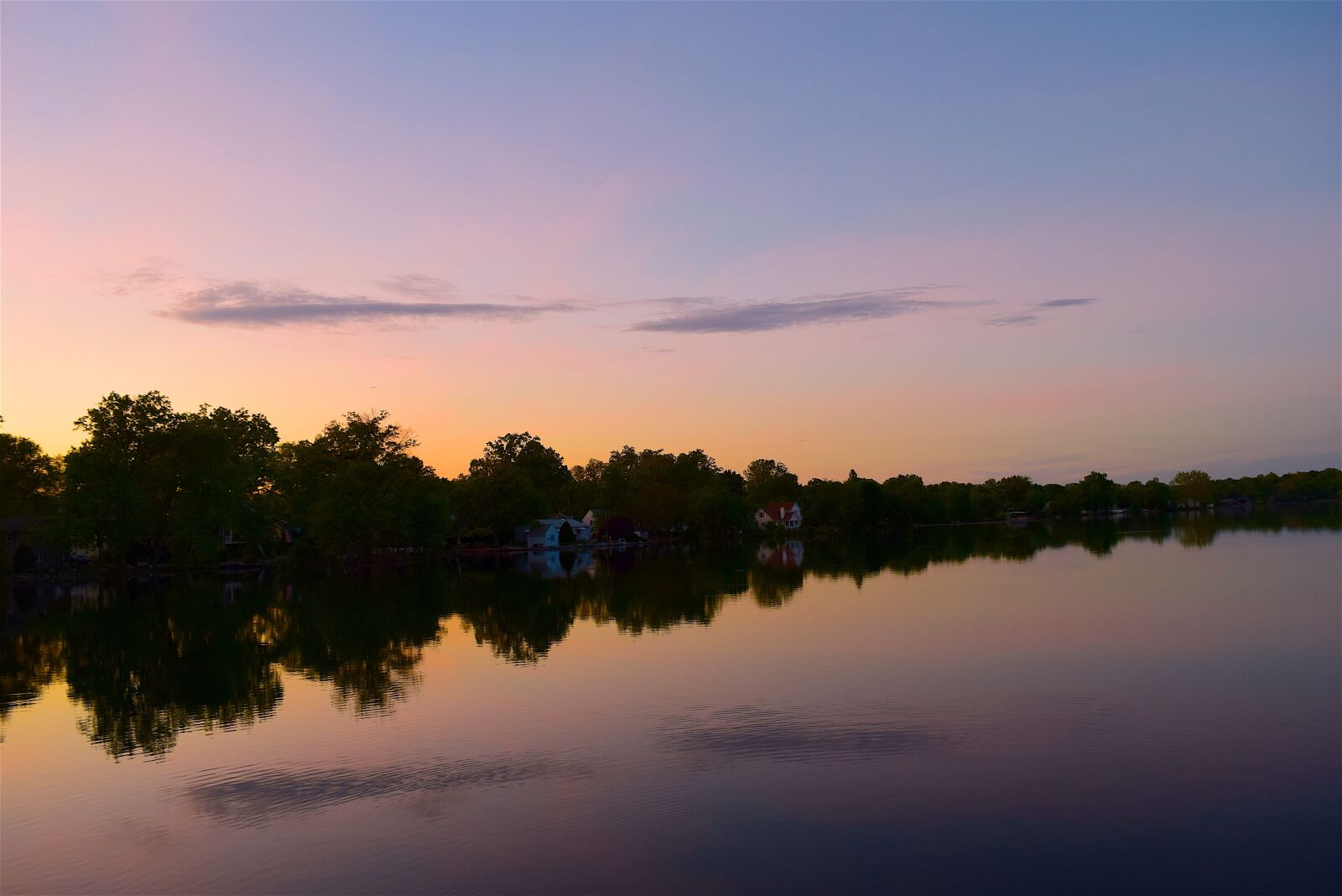 Nikon D3300 sample photo. Sunset, lake, landscape photography