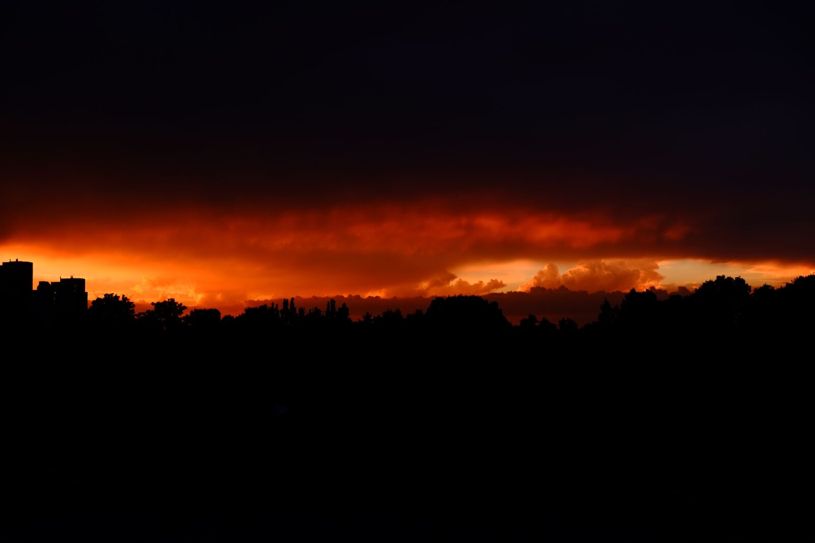 Fujifilm X-E1 sample photo. Gewitterstimmung, sunset, evening sky photography
