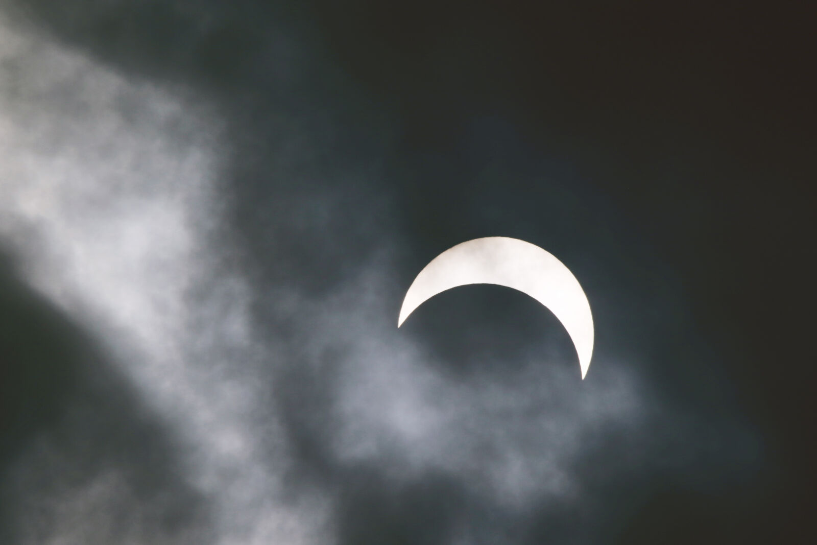 Canon EOS 7D Mark II sample photo. Black, cloud, clouds, eclipse photography
