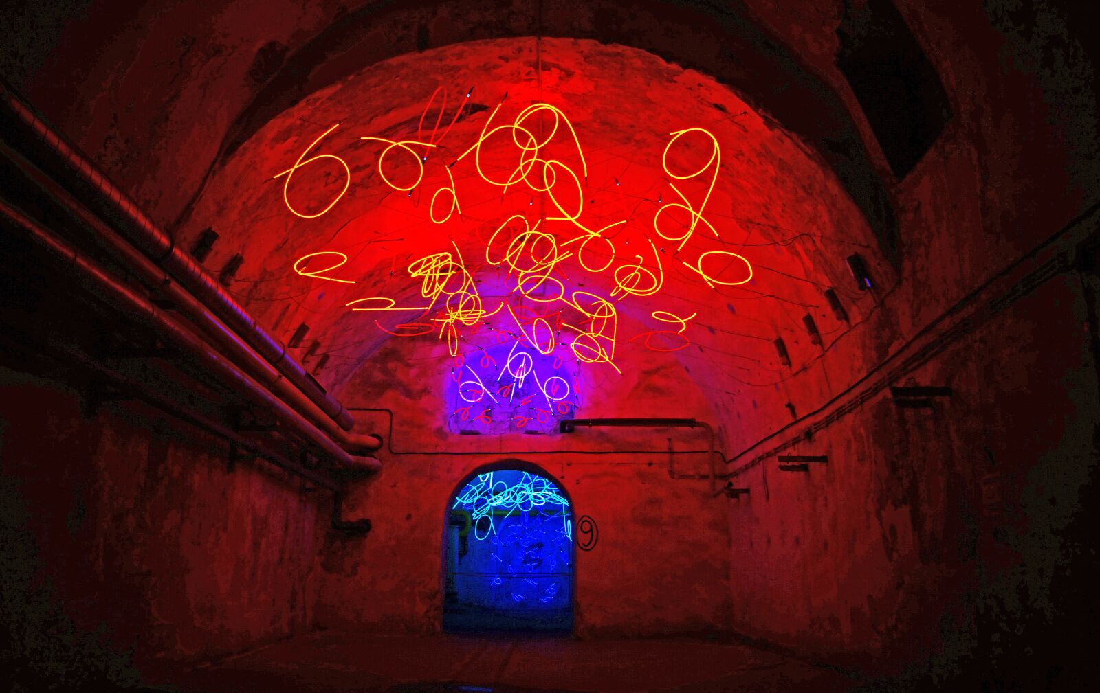 Sony SLT-A58 sample photo. Light art, museum, unna photography