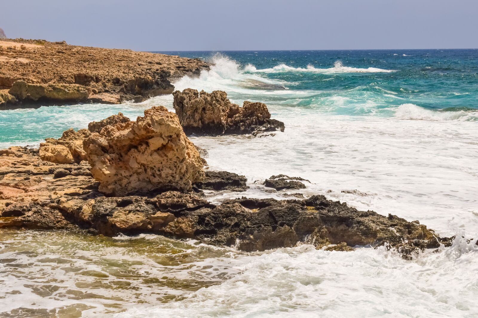 Nikon D3300 sample photo. Rocky coast, sea, waves photography