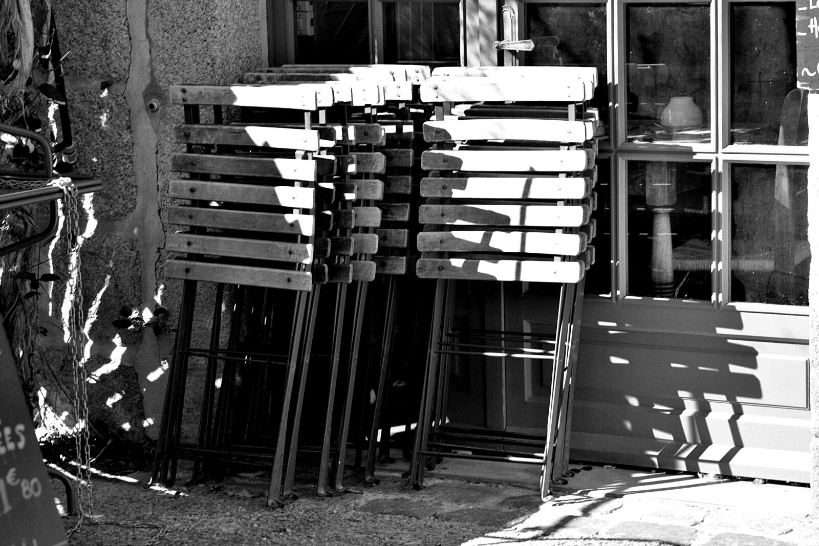 Nikon D5200 sample photo. Chaises, pliantes, jardin, meridiennes photography