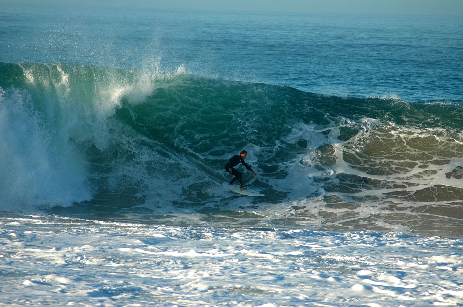 Nikon D70 sample photo. Surfing line, beach, ocean photography