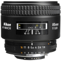 Nikon AF Nikkor 85mm F1.8D
